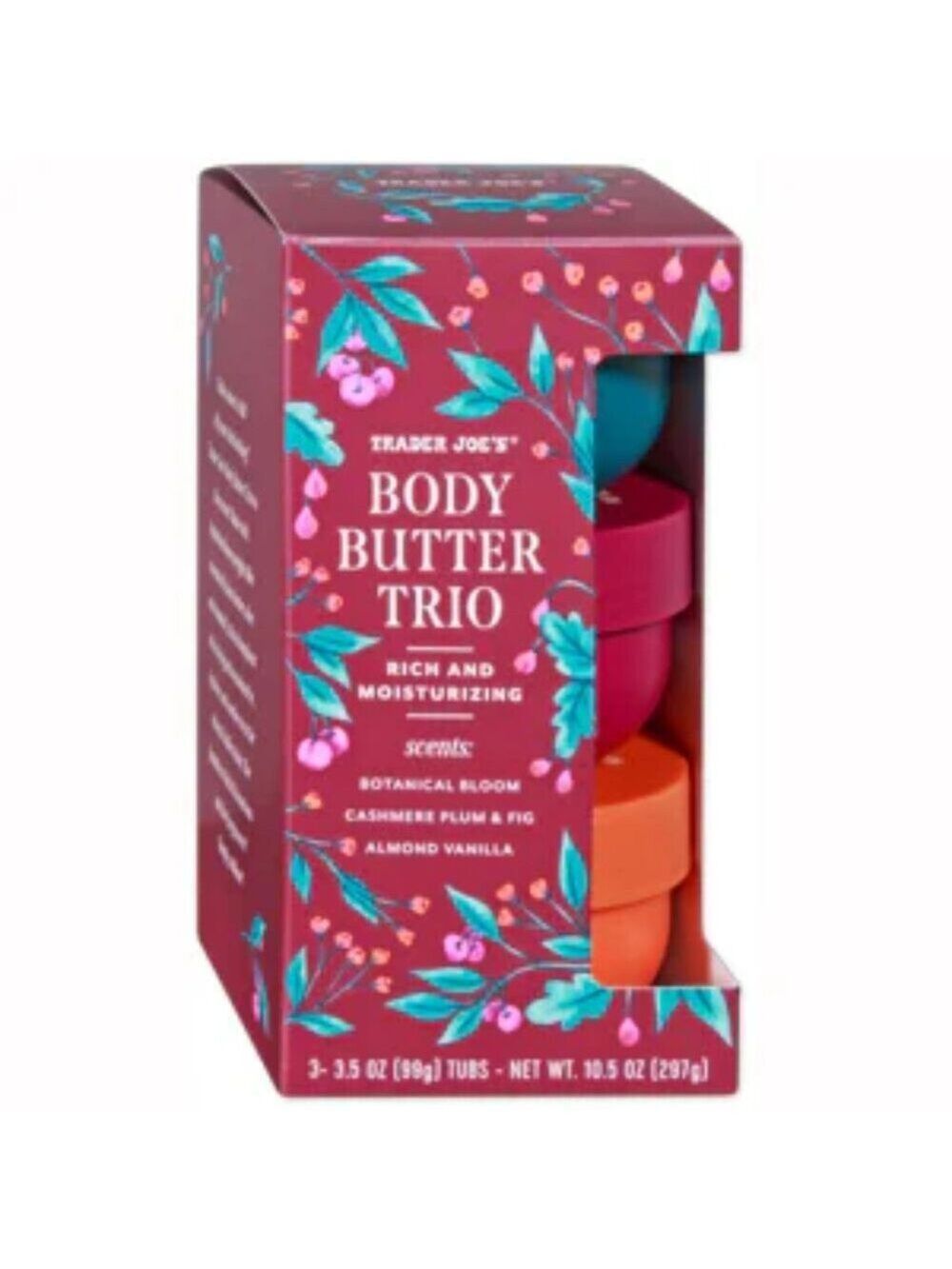 Trader Joe’s Body Butter Trio Rich Moisturizing Set New Sealed - Limited Edition